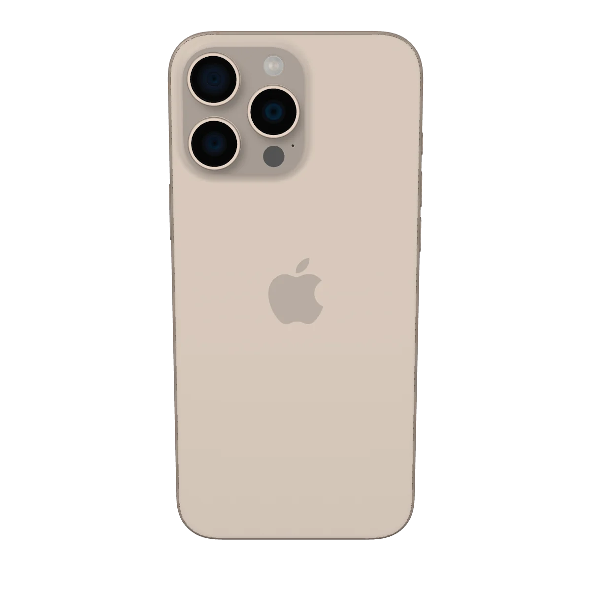 iPhone 16 Pro em 3D, modelo ilustrativo