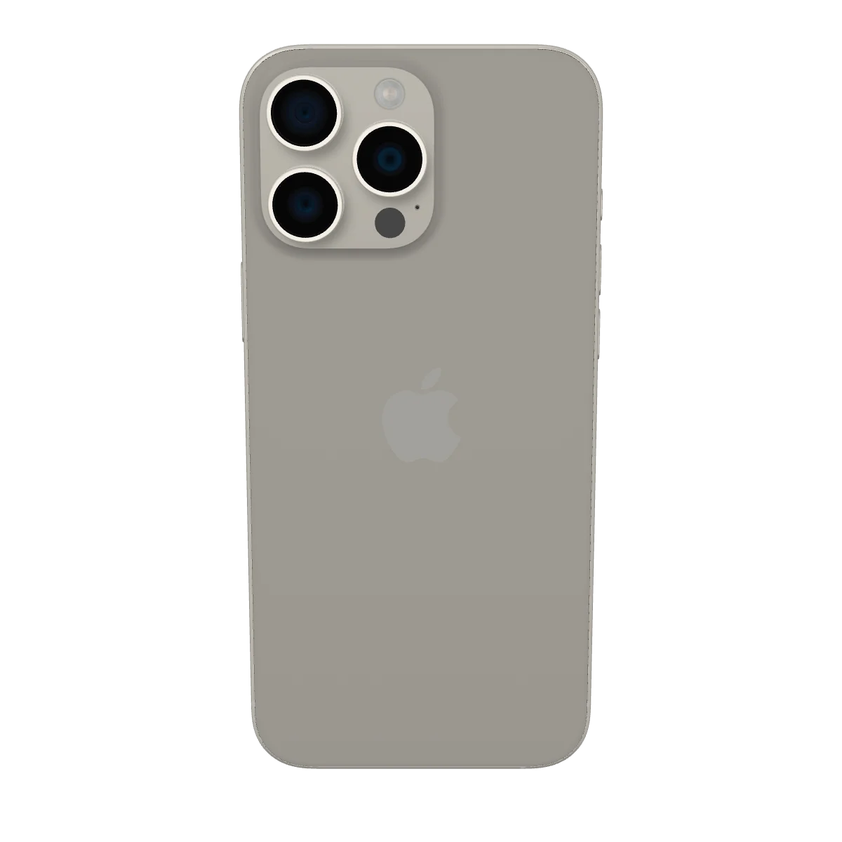 iPhone 16 Pro em 3D, modelo ilustrativo
