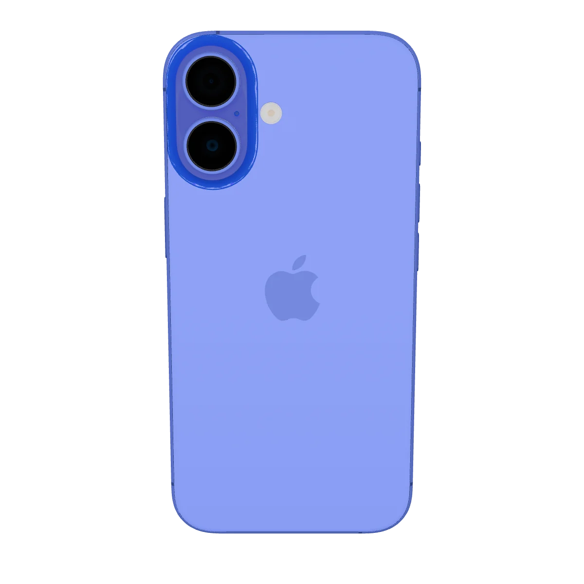 iPhone 16 em 3D, modelo ilustrativo