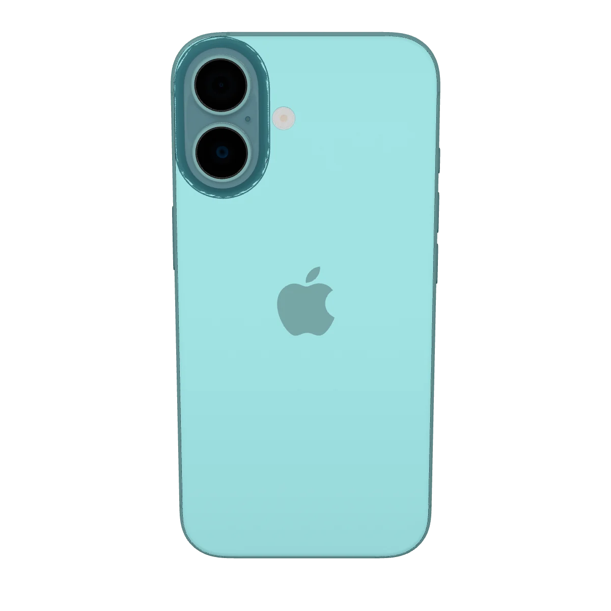 iPhone 16 em 3D, modelo ilustrativo