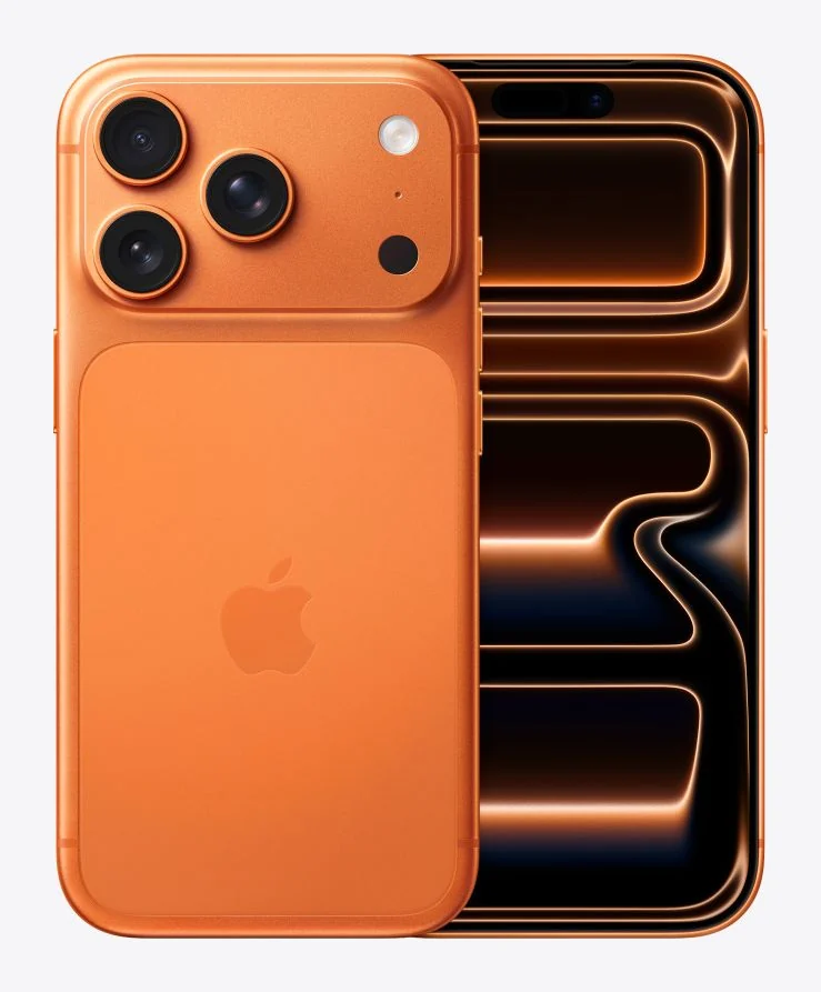 iPhone 17 Pro Laranja-cósmico: imagem ilustrativa 1